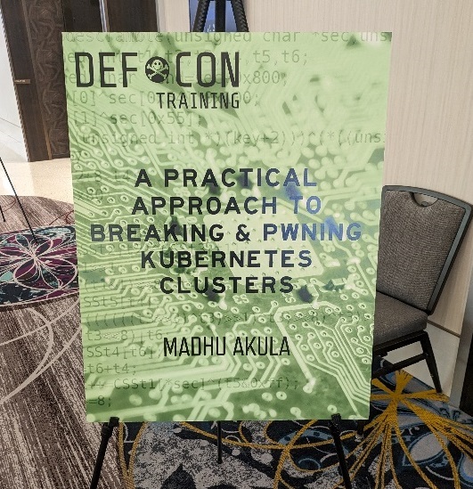 DEF CON Trainingの会場の風景