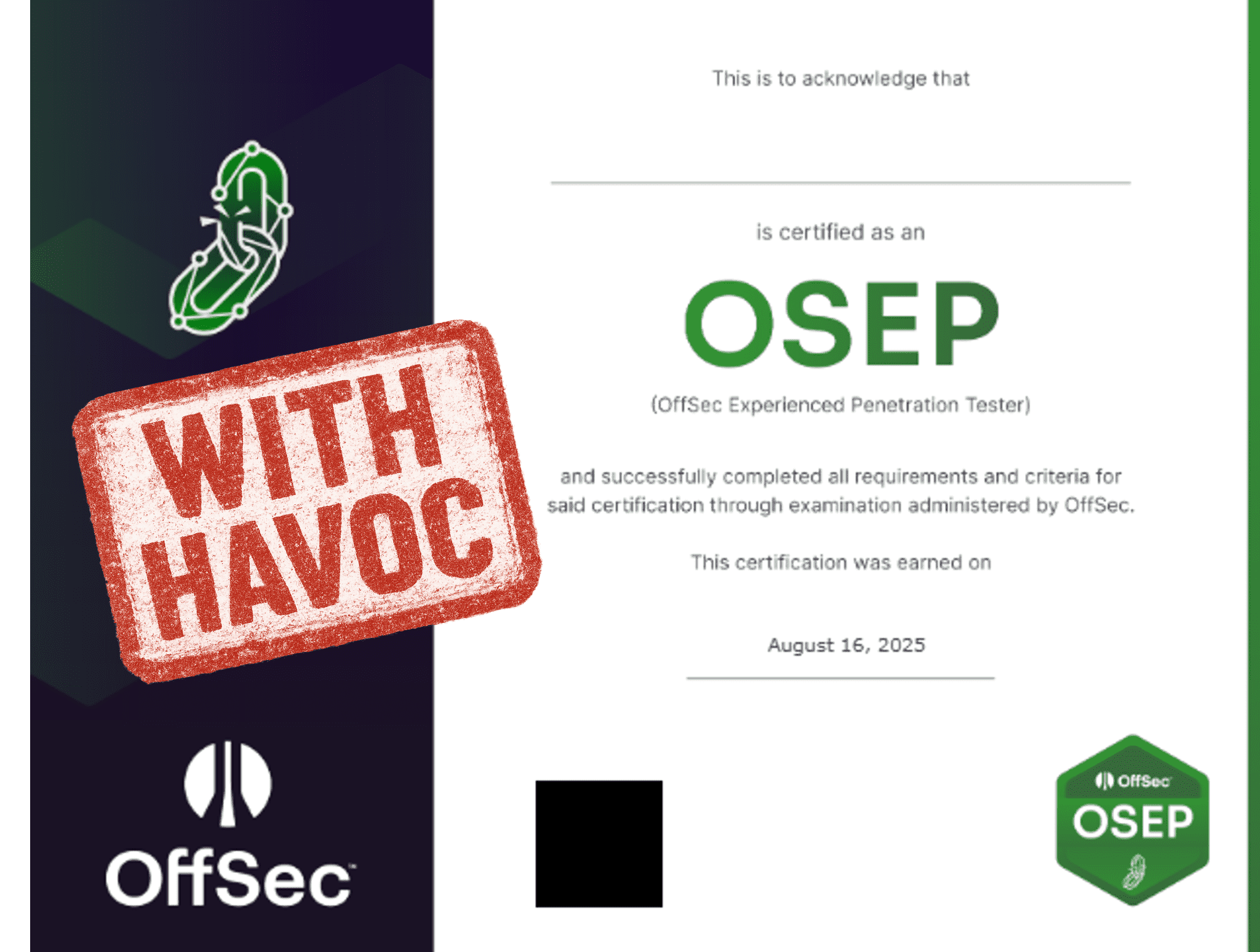 合格体験記】Havocで制覇するOSEP (PEN-300)：合格までの軌跡